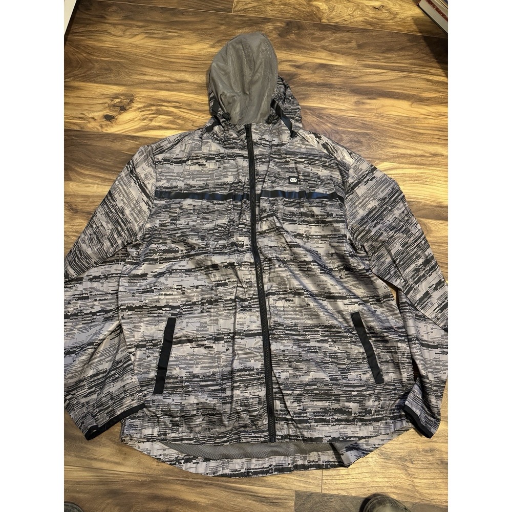 Ecko Unltd Full Zip Jacket Grey Size 2XL